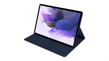 Samsung Galaxy Tab S7+ | S7 Fe Kapaklı Tablet Kılıfı Koyu Mavi EF-BT730PNEGTR