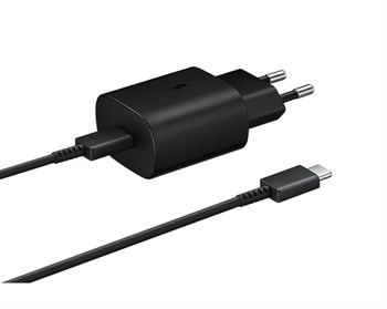 Samsung Type C 25W Hızlı Şarj Aleti Siyah EP-TA800XBEGWW