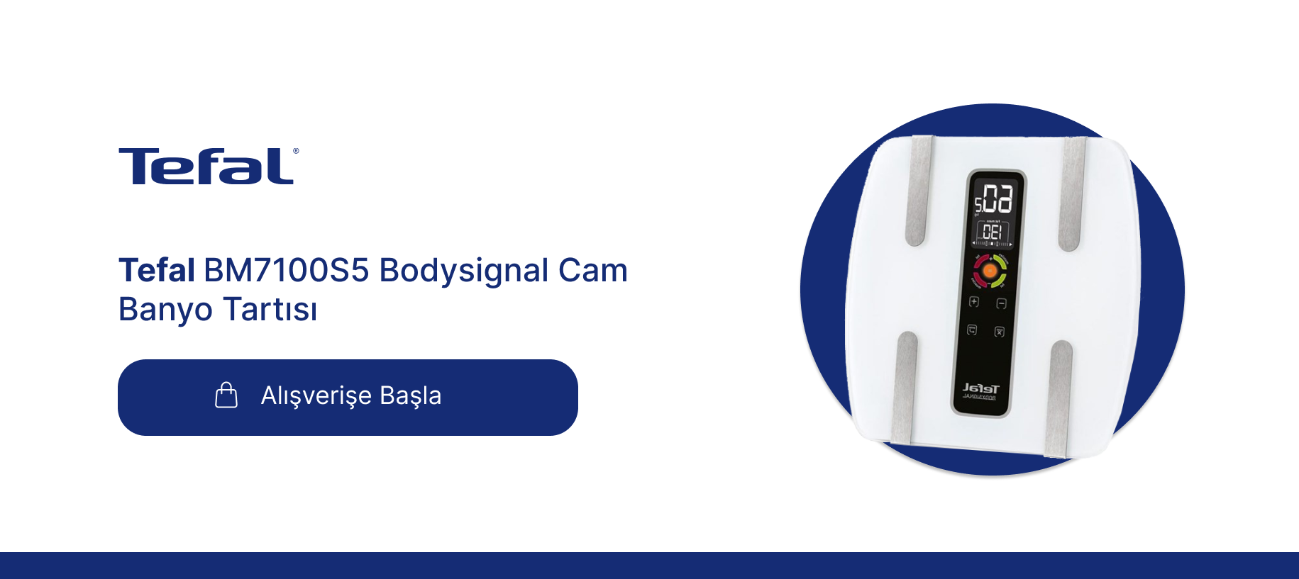 Tefal BM7100S5 Bodysignal Cam Banyo Tartısı