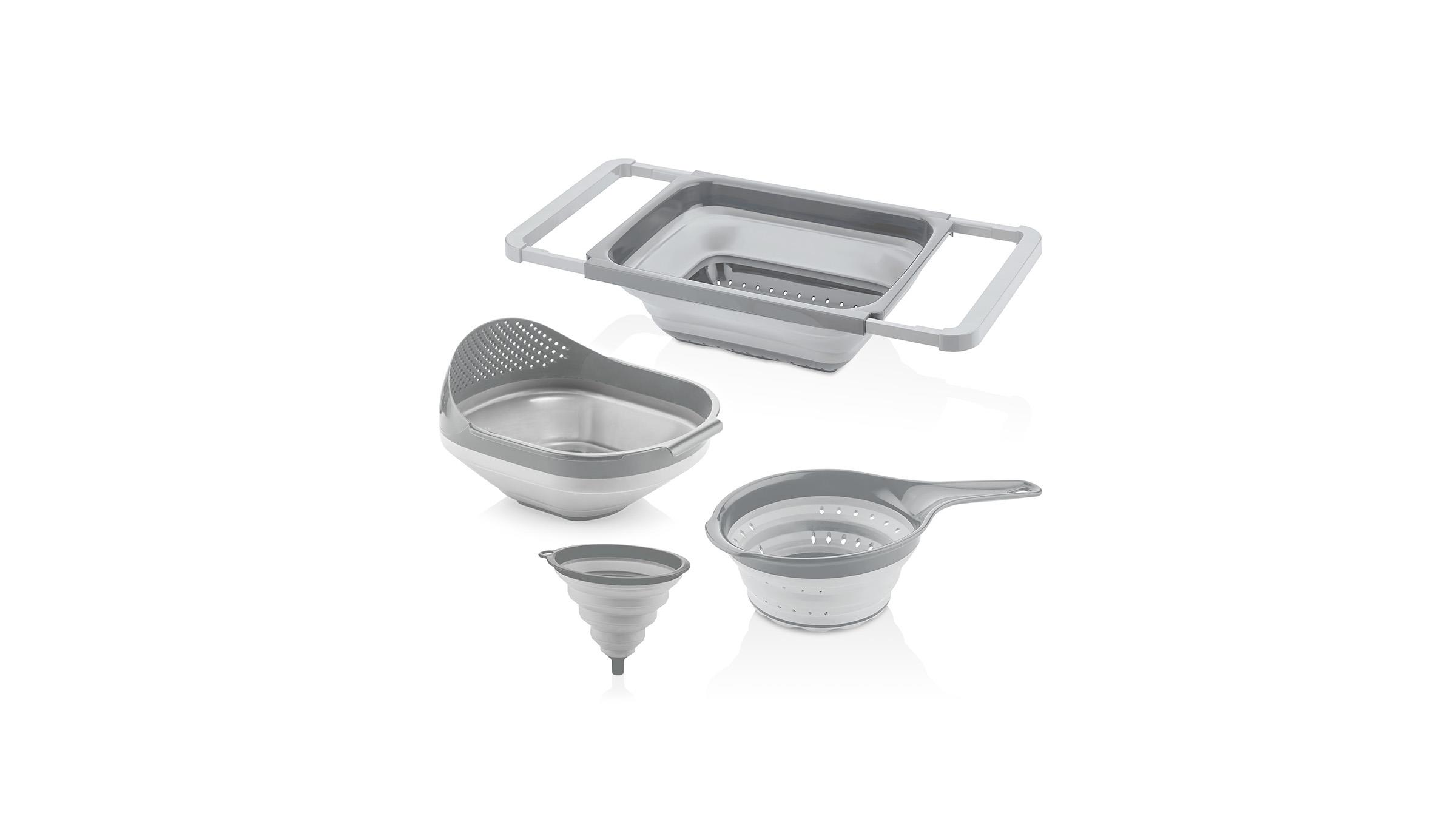 Golden Rod 4 Parça Katlanabilir Süzgeç Seti