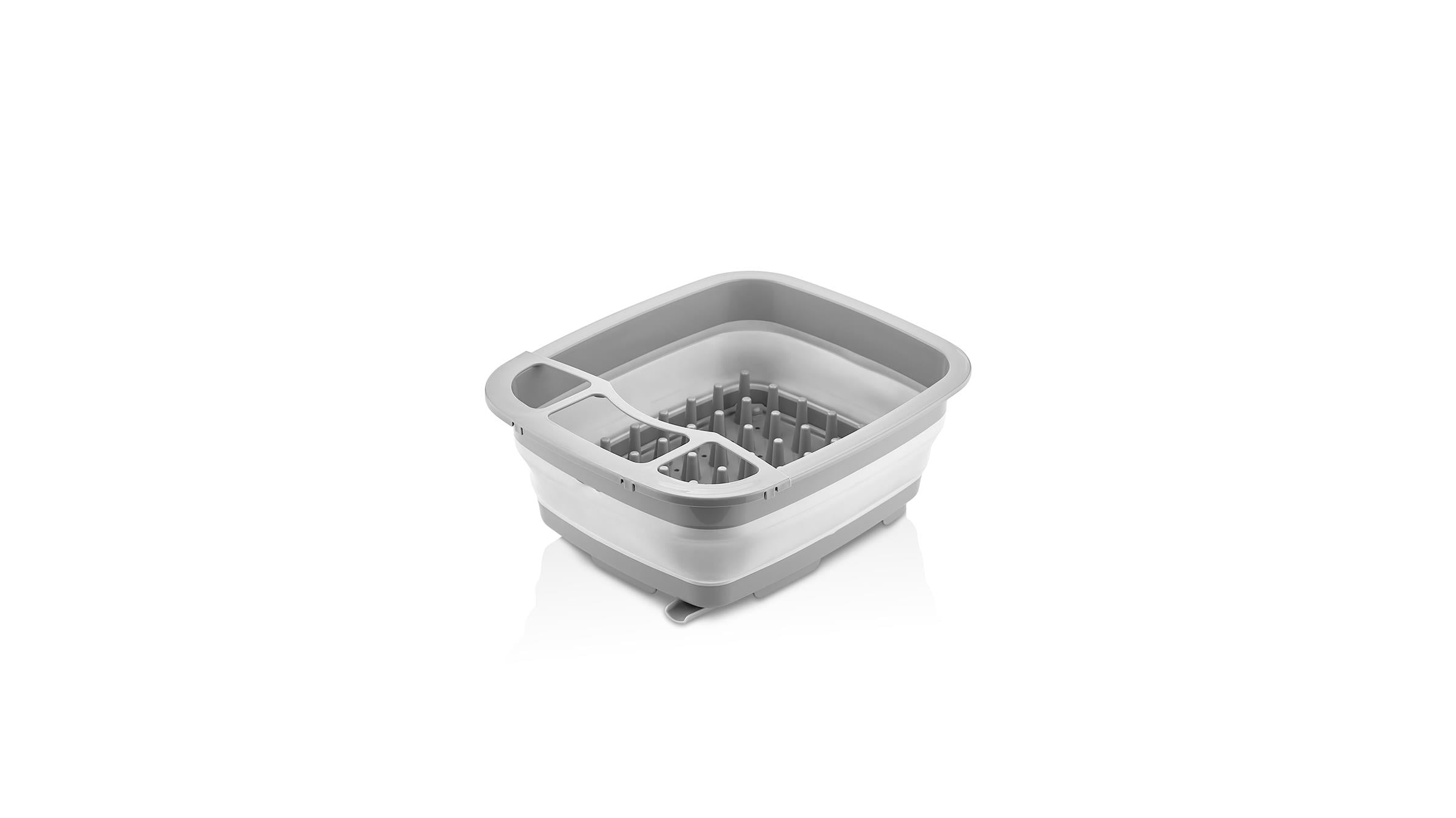 Golden Rod Gri Katlanabilir Bulaşıklık 9 Litre