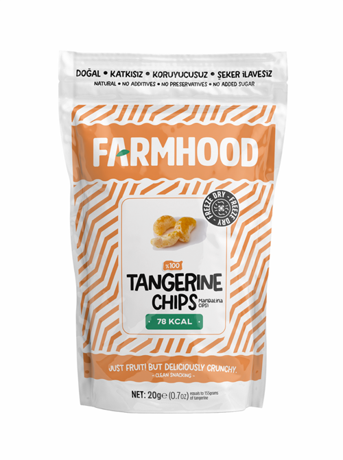 FARMHOOD Freeze Dried Mandalina Cipsi Freeze Dry Cipsler