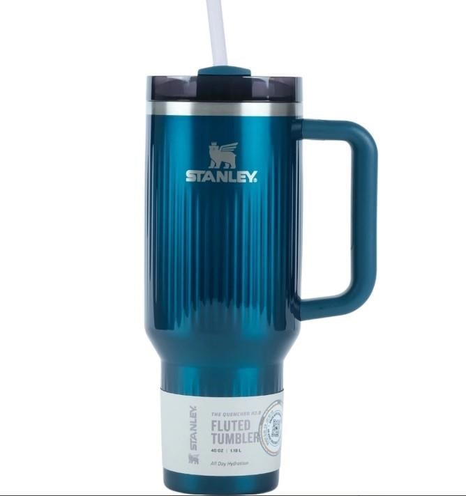  Stanley Quencher Fluted Mavi 1.18 Pipetli Termos