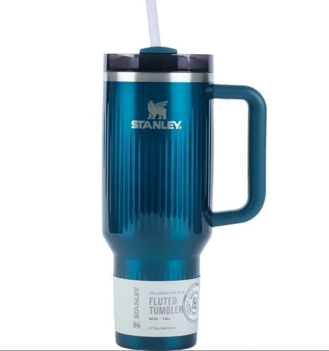  Stanley Quencher Fluted Mavi 1.18 Pipetli Termos
