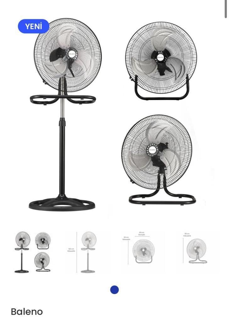 Baleno AF 18 Eco 3in1 Ayaklı Vanilatör