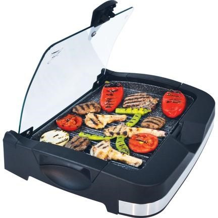 Gazzella BRB 3000 Barbecue 2400 W Cam Kapaklı Izgara