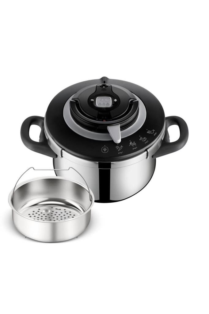 TEFAL Clipso+ Chef 4  4,5 Litre Pişirme Programlı Düdüklü Tencere