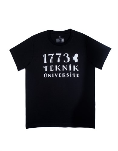 1773İtu.store Arı Baskı T-Shirt Siyah