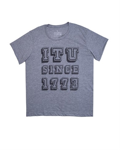 1773İtu.store SİNCE 1773 T-Shirt Gri