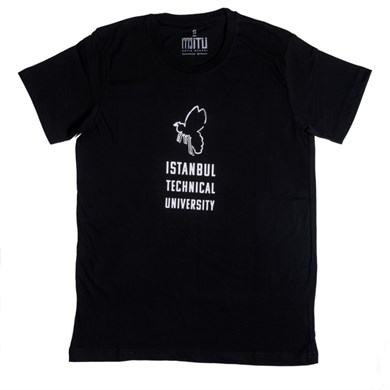 1773İtu.store Technıcal Arı Baskı T-Shirt Siyah