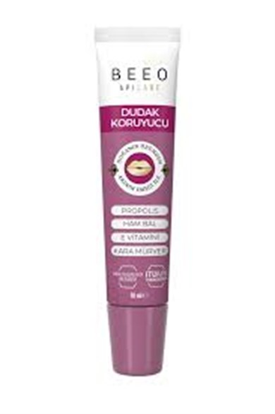 BEEO Apicare Propolisli Kara Mürverli Dudak Koruyucu 10ml