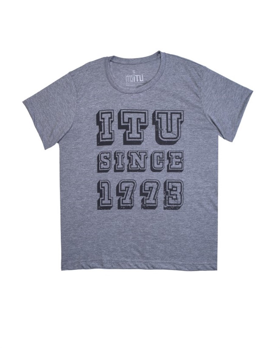 1773İtu.store SİNCE 1773 T-Shirt Gri