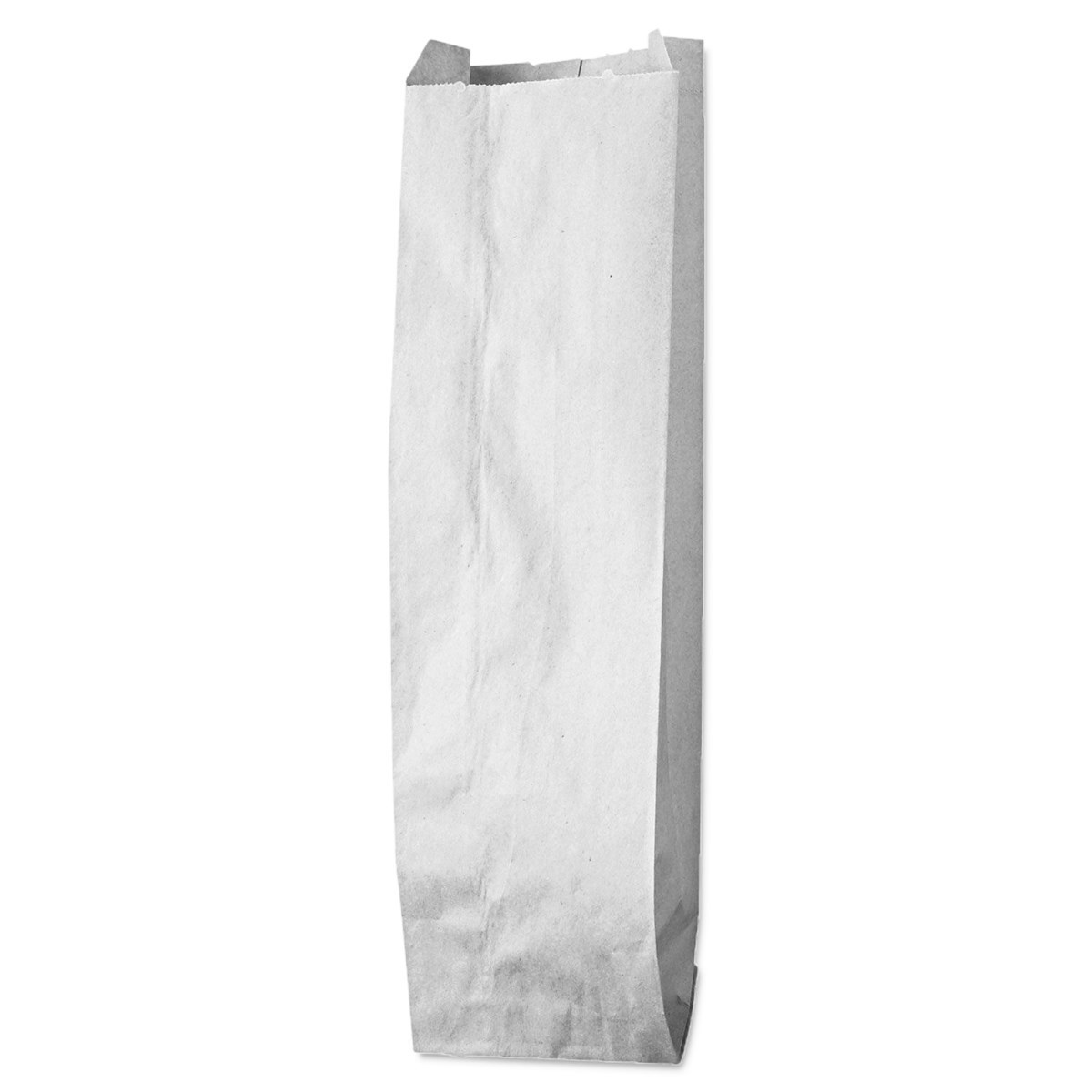 Baskısız Büyük Boy Tek Ekmek Kesekağıdı-Beyaz Sülfit Kağıt-(En:15cm/Boy:44cm/Körük:8cm)