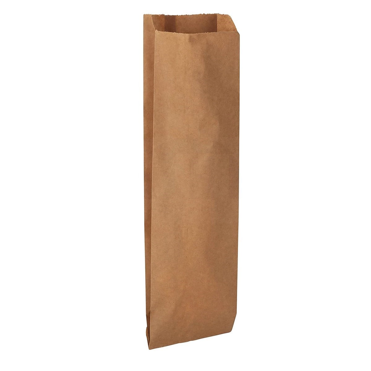 Baskısız Büyük Boy Tek Ekmek Kesekağıdı-Kahverengi Şamua Kağıt-(En:15cm/Boy:44cm/Körük:8cm)