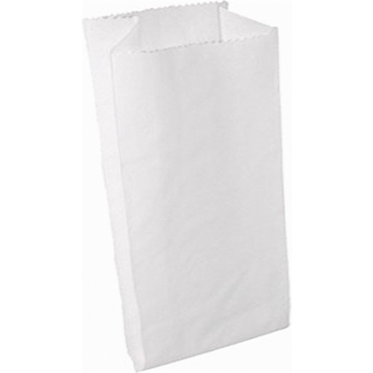 Baskısız Çift Ekmek Kesekağıdı-Beyaz Sülfit Kağıt-(En:20cm/Boy:44cm/Körük:10cm)