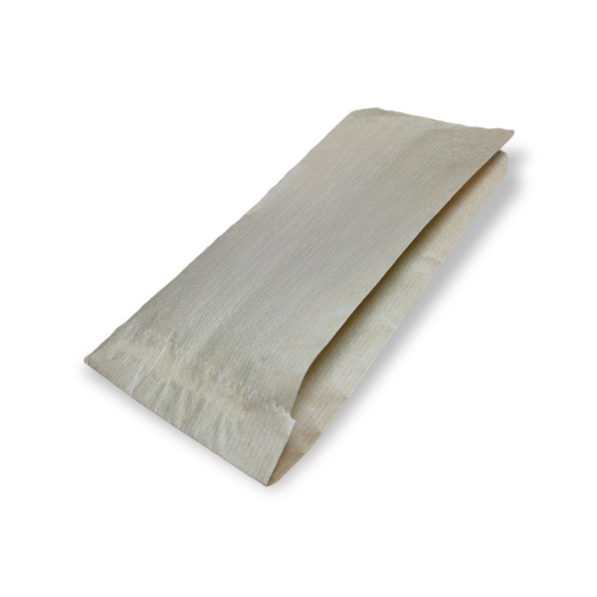 Baskısız Döner Kesekağıdı-Kahverengi Şamua Kağıt-(En:12cm/Boy:27cm/Körüksüz/Yanı Açık)