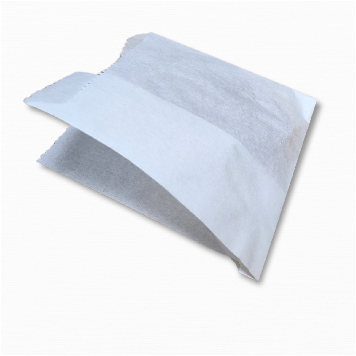 Baskısız Hamburger Kesekağıdı-Beyaz Sülfit Kağıt-(En:15cm/Boy:15cm/Körüksüz/Yanı Açık)