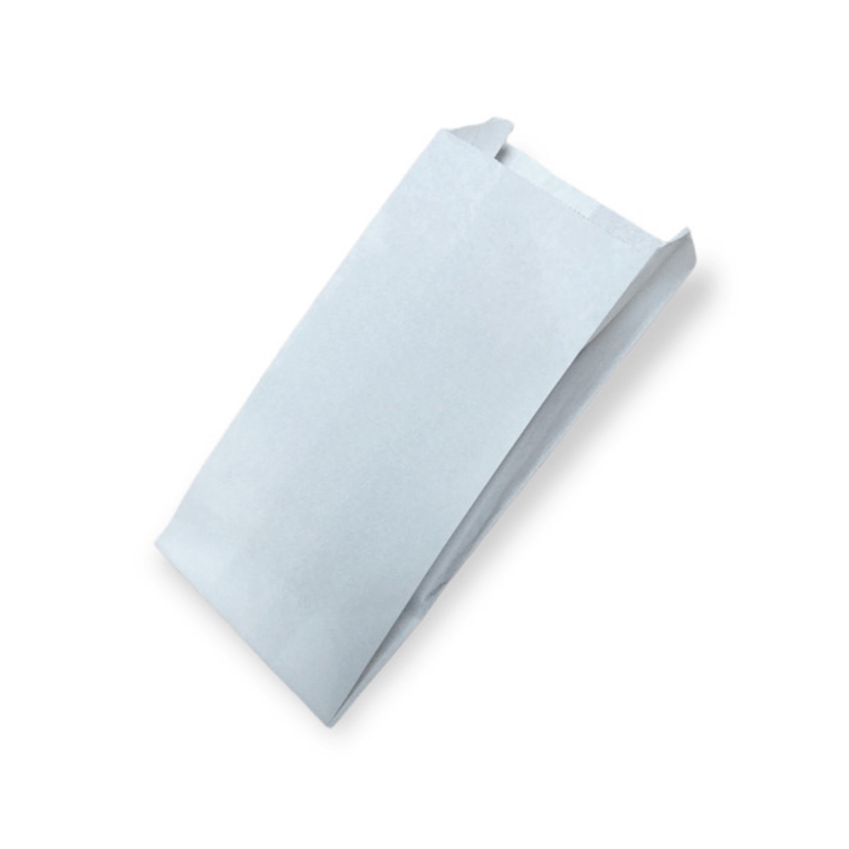 Baskısız Kısa Dürüm Kesekağıdı-Beyaz Yağlı Kağıt-(En:7cm/Boy:19cm/Körük:4cm)