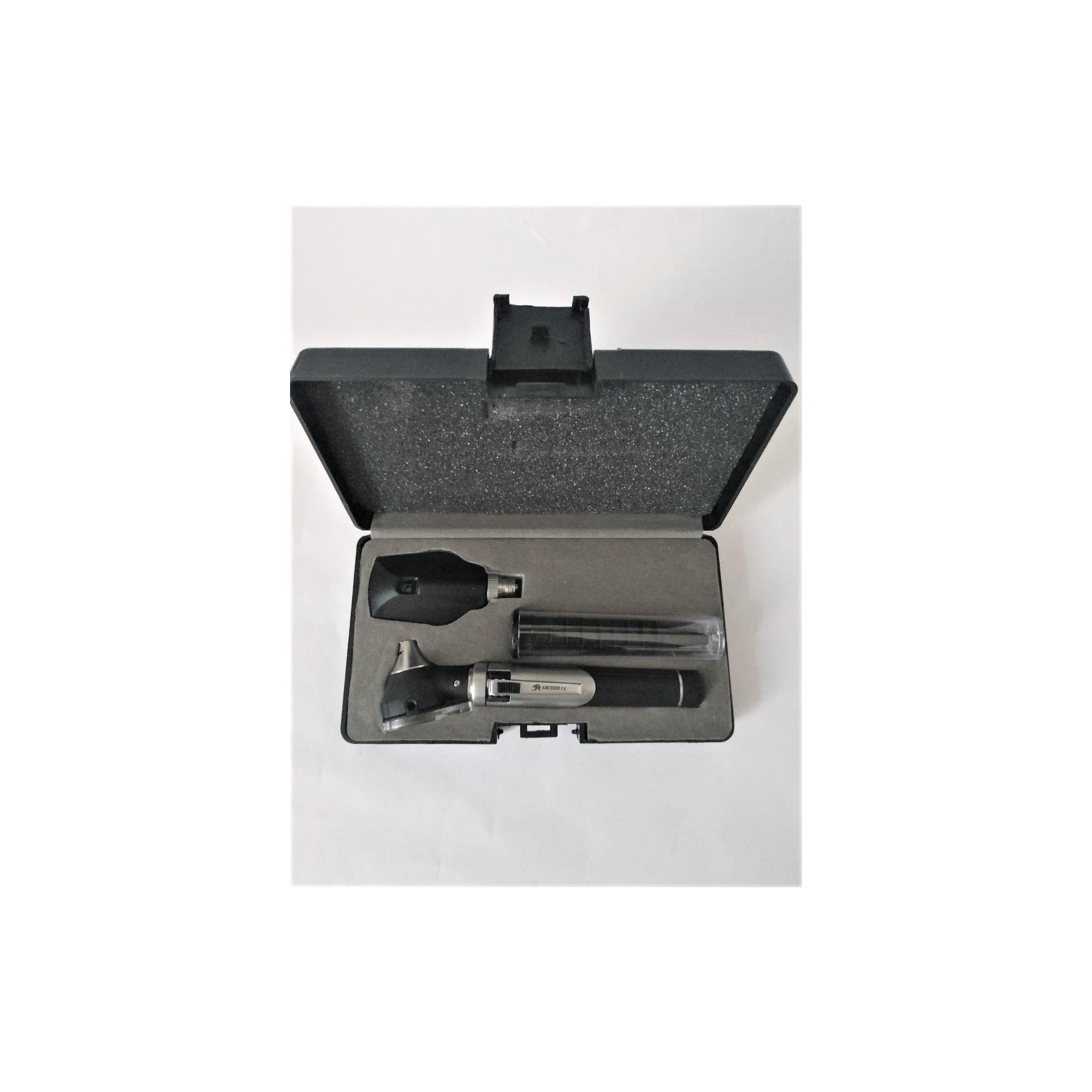 Otoskop Oftalmaskop Fiber Optik Profesyonel Klinik Model Set