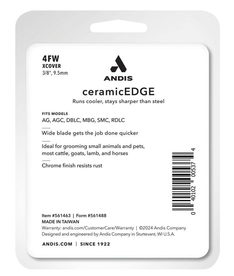 Andis  CeramicEdge® #4FW Numara XCover Pet Tıraş Makinesi Bıçağı
