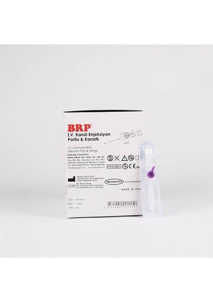 Brp Branül (ıntraket)  100 lü Paket 26G Mor