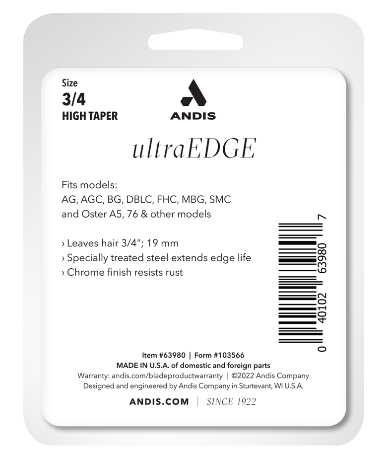 Andis Ultraedge Traş Bıçağı 3/4 HT Numara 