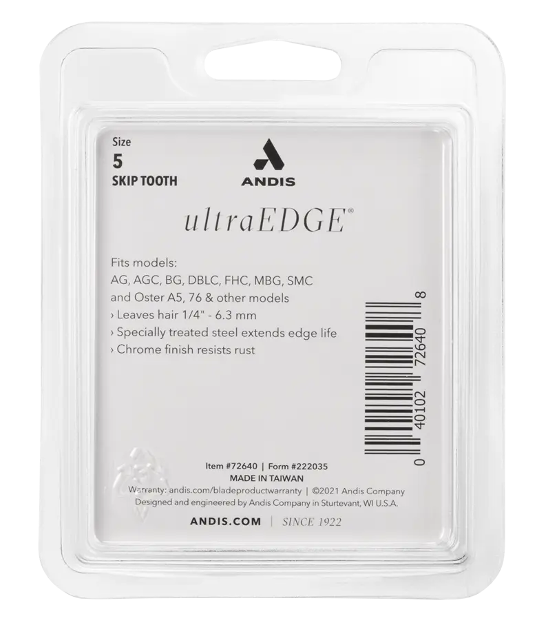 Andis UltraEdge® #5 Numara Skip Tooth Pet Tıraş Makinesi Bıçağı