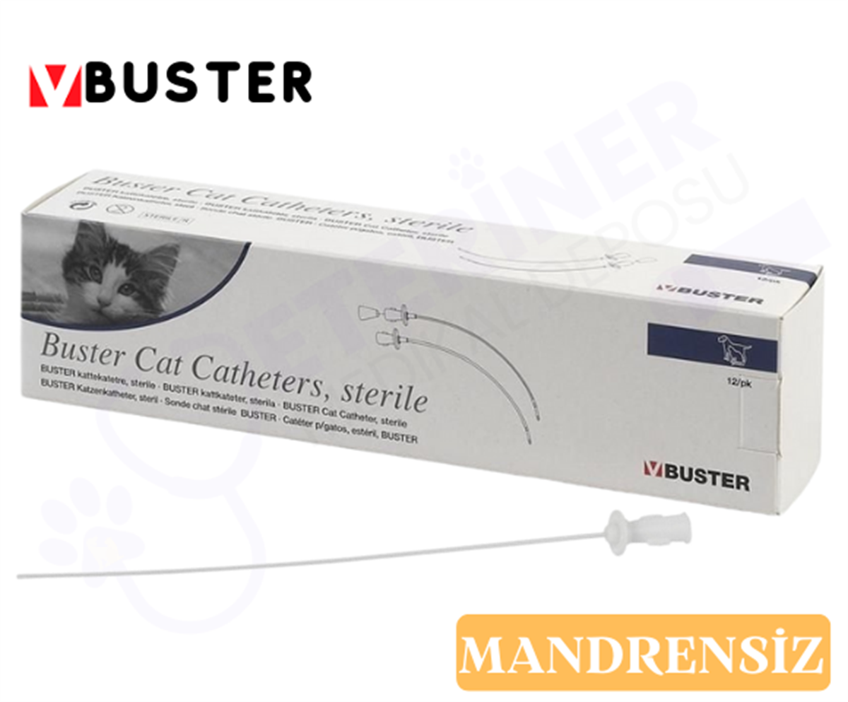 BUSTER Kedi İdrar Sondası  MANDRENSİZ