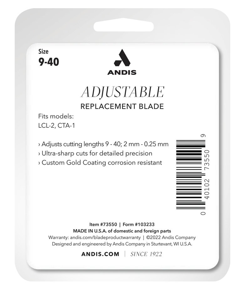 Andis Vida 5-in-1 Ayarlanabilir Tıraş Bıçağı (40-30-15-10-9)