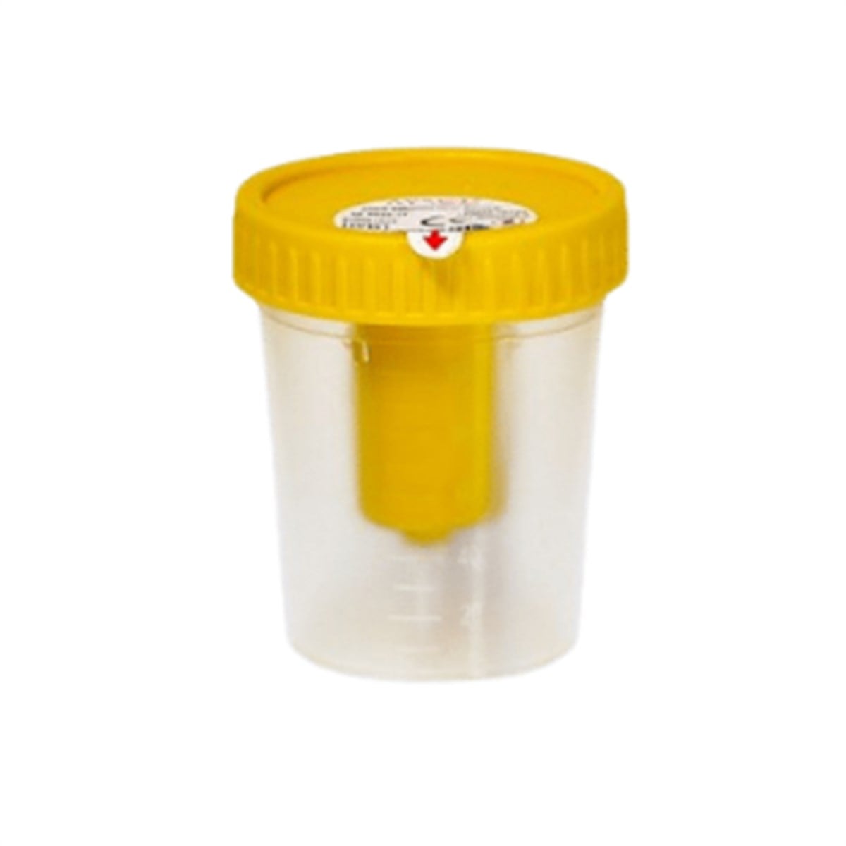 Vakumlu İdrar Bardağı (Numune Kabı) Steril 100 ML