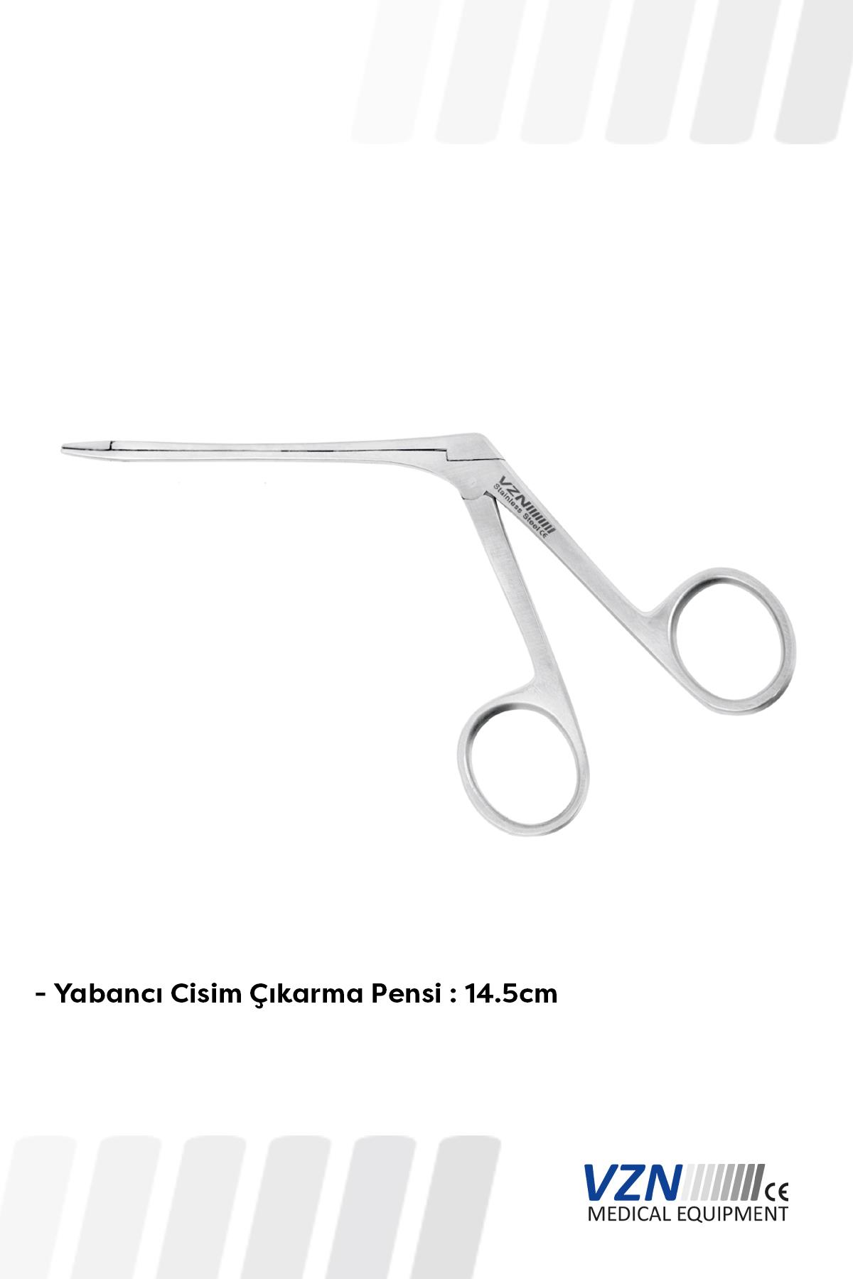 VZN  Cerrahi Yabancı Cisim Çıkarma Pensi 17 cm