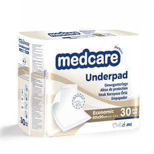 Medcare 60x90 Yatak Koruyucu Örtü (Hasta Alt Bezi) 30lu 