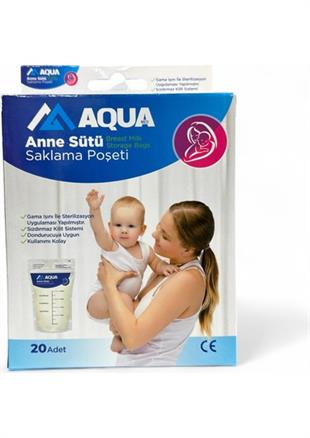Anne Sütü Saklama Poşeti 20 Li Paket