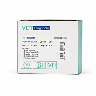 Vet Diagnostix Felivet Blood Typing Test 10LU PAKET (VD146)