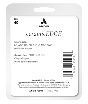 Andis CeramicEdge® #40 Numara Pet Tıraş Makinesi Bıçağı