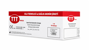 TTT İnsilün Enjektörü 1 CC - 150li Paket