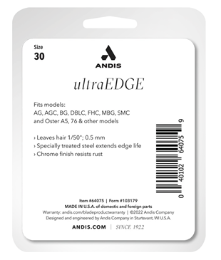 Andis UltraEdge® #30 Numara Pet Tıraş Makinesi Bıçağı