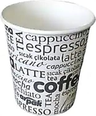 7 Oz 180 ml Karton Bardak 100 Adet