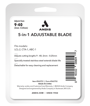 Andis 5-in-1 Ayarlanabilir Tıraş Bıçağı (40-30-15-10-9)