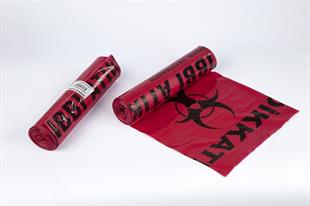 Tıbbi Atık Torbası (Poşeti) 80 CMx*110 CM (jumbo  boy) 10lu Paket