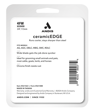Andis  CeramicEdge® #4FW Numara Xcover Pet Tıraş Makinesi Bıçağı