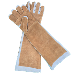 Koruma Eldiveni (Kedi Tutma Eldiveni) Dirsek Üstüne Kadar - Çift - 55 CM