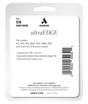 Andis UltraEdge® 5/8HT Numara Pet Tıraş Makinesi Bıçağı