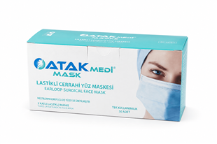 Maske Yumuşak Bantlı 3 Katlı (Meltblownlu)  50li 