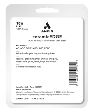 Andis Ceramic Traş Bıçağı 10W Numara 