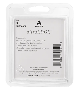 Andis UltraEdge® #5 Numara Skip Tooth Pet Tıraş Makinesi Bıçağı