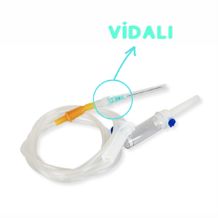 Beybi Serum Seti Yeşil Uçlu  25 li Paket ( VİDALI)