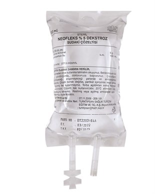 Neofleks %5 Dekstroz 500 ML