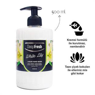Deep Fresh 500 ml Romance Serisi Sıvı El Sabunu Beyaz Zambak