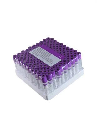 Vakumlu K3 Edtalı Tüp 2 ML (Mor Kapak) 100lü Paket